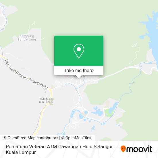 Peta Persatuan Veteran ATM Cawangan Hulu Selangor