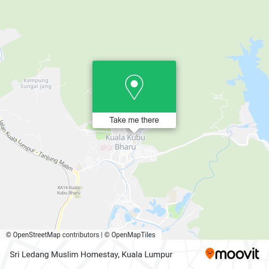 Peta Sri Ledang Muslim Homestay