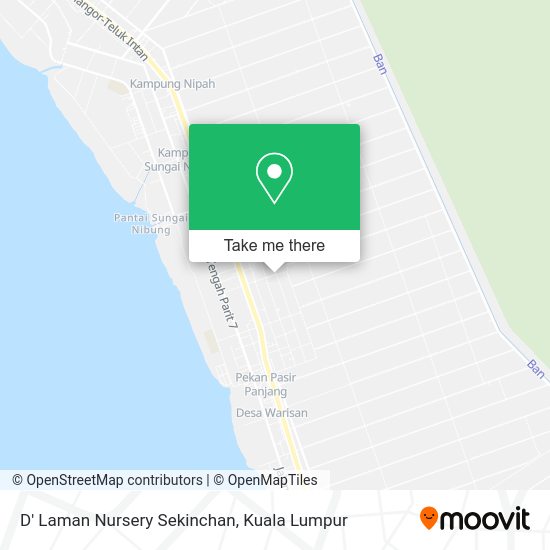 D' Laman Nursery Sekinchan map