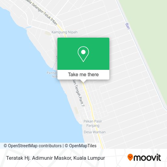 Teratak Hj. Adimunir Maskor map