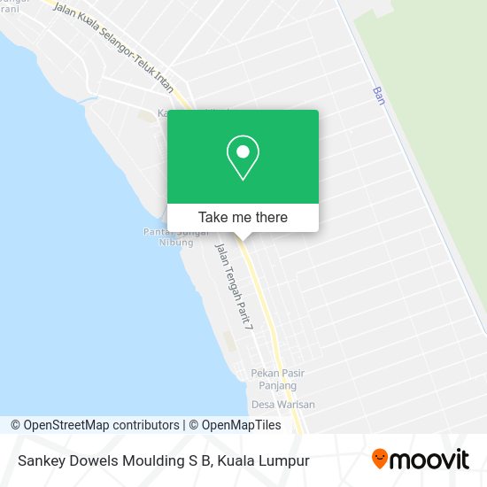Sankey Dowels Moulding S B map
