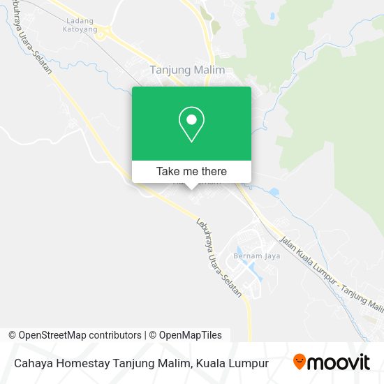 Peta Cahaya Homestay Tanjung Malim