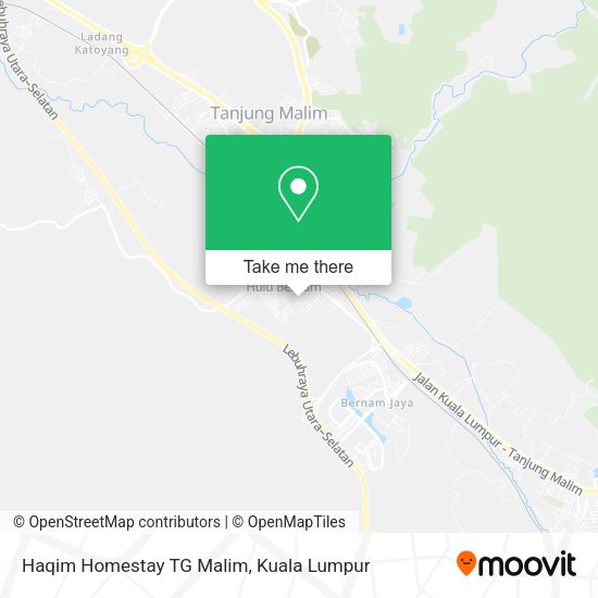 Haqim Homestay TG Malim map