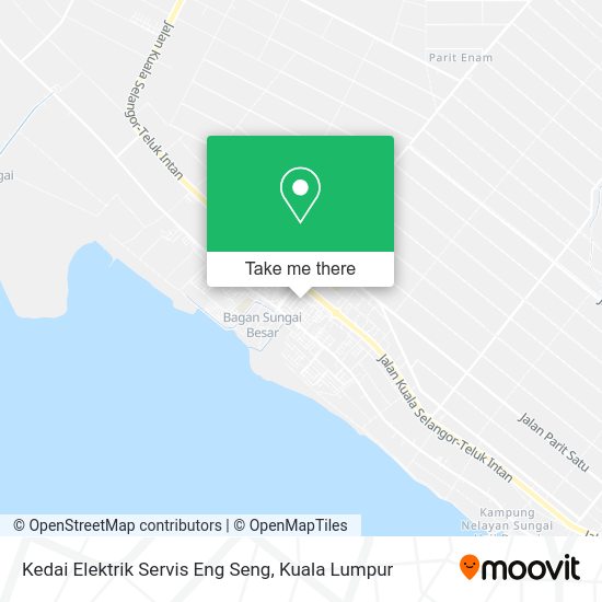 Peta Kedai Elektrik Servis Eng Seng