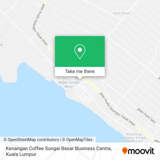 Peta Kenangan Coffee Sungai Besar Business Centre