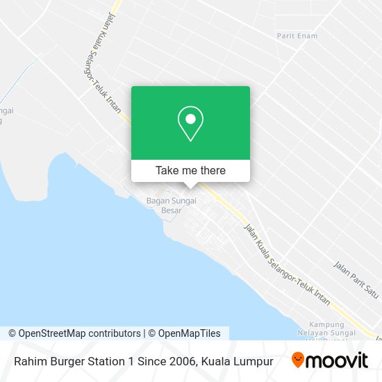Rahim Burger Station 1 Since 2006 map