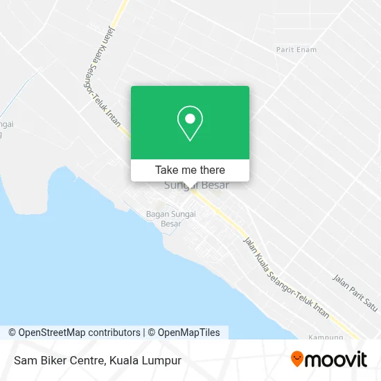 Sam Biker Centre map