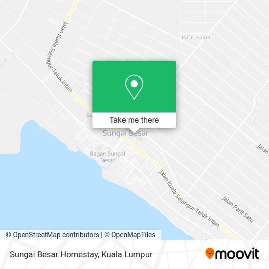 Peta Sungai Besar Homestay