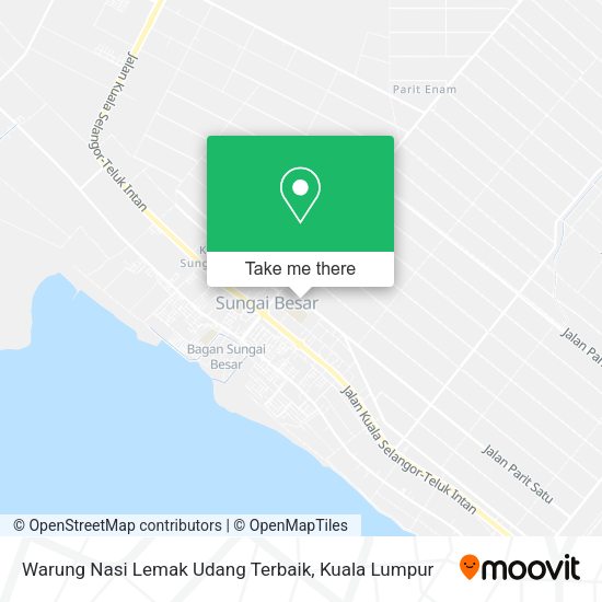 Warung Nasi Lemak Udang Terbaik map