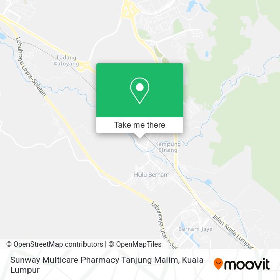 Sunway Multicare Pharmacy Tanjung Malim map