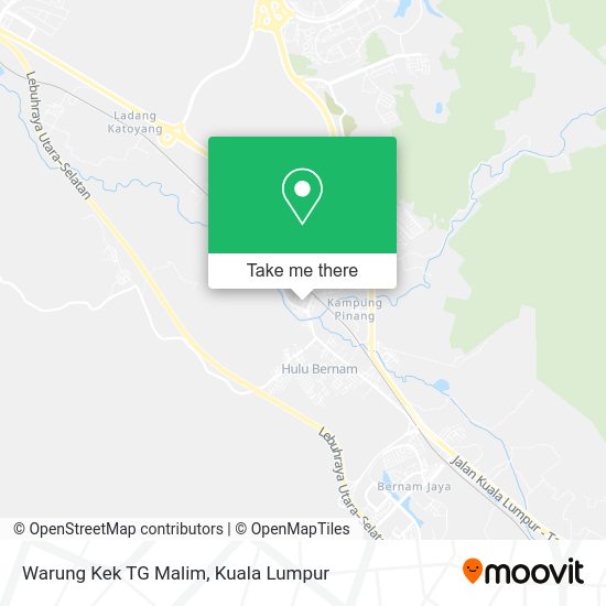 Warung Kek TG Malim map