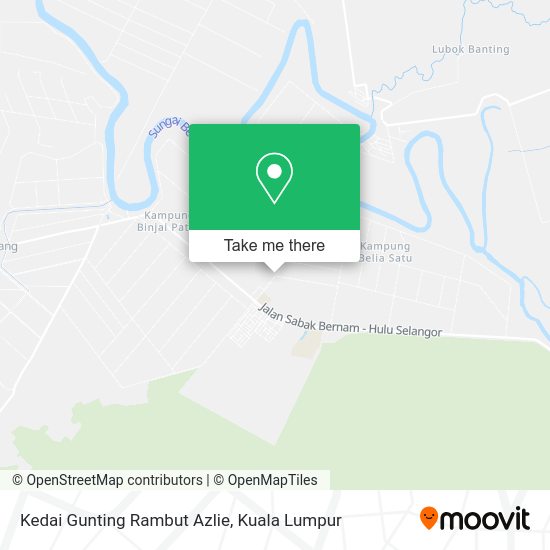 Peta Kedai Gunting Rambut Azlie