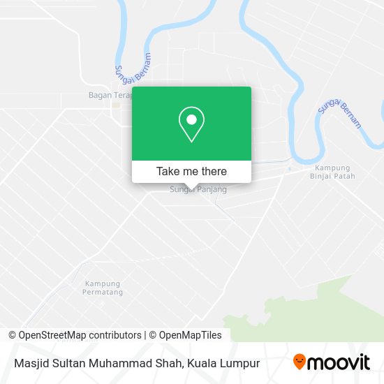 Peta Masjid Sultan Muhammad Shah