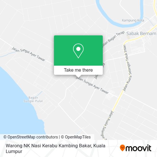 Warong NK Nasi Kerabu Kambing Bakar map
