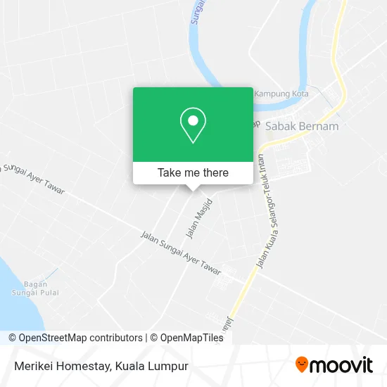 Merikei Homestay map