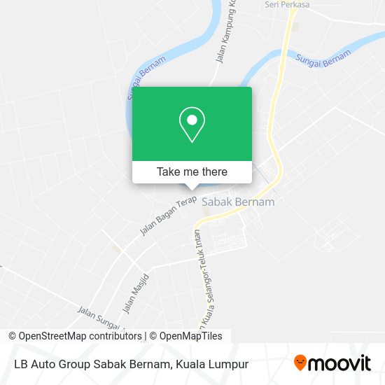 Peta LB Auto Group Sabak Bernam