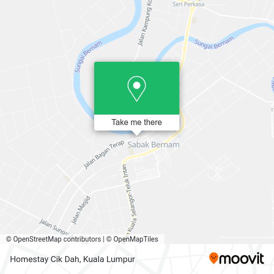 Homestay Cik Dah map