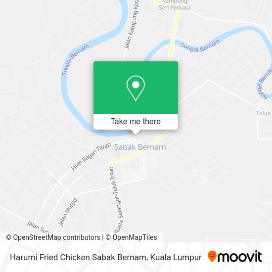 Harumi Fried Chicken Sabak Bernam map