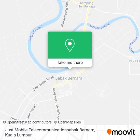 Peta Just Mobile Telecommunicationsabak Bernam