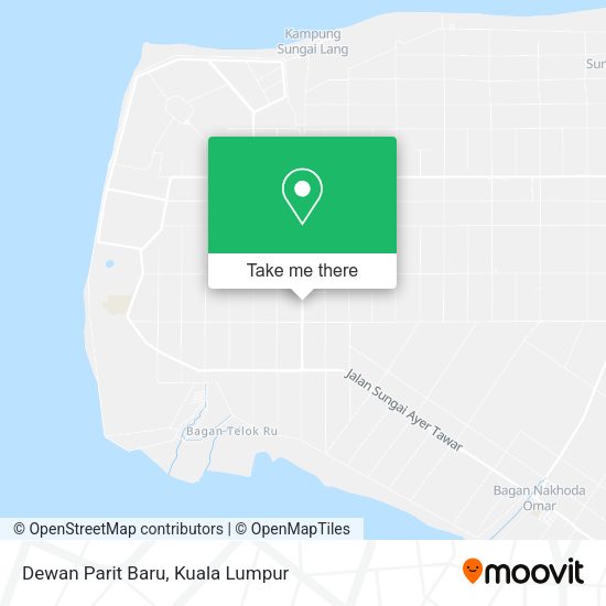 Dewan Parit Baru map