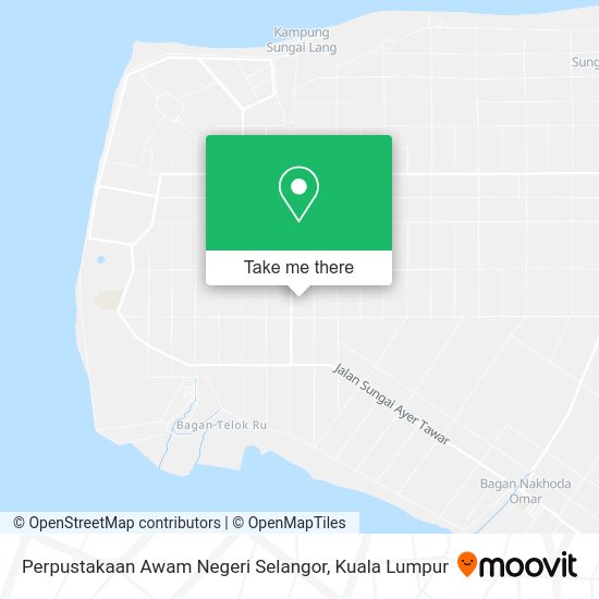 Peta Perpustakaan Awam Negeri Selangor