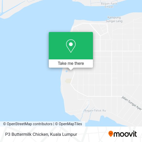 P3 Buttermilk Chicken map