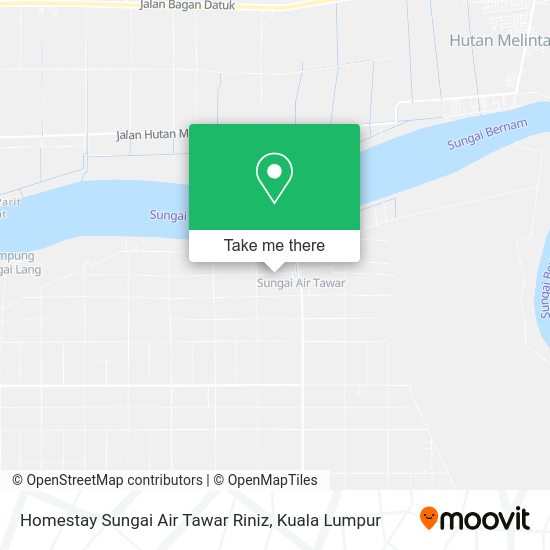 Homestay Sungai Air Tawar Riniz map