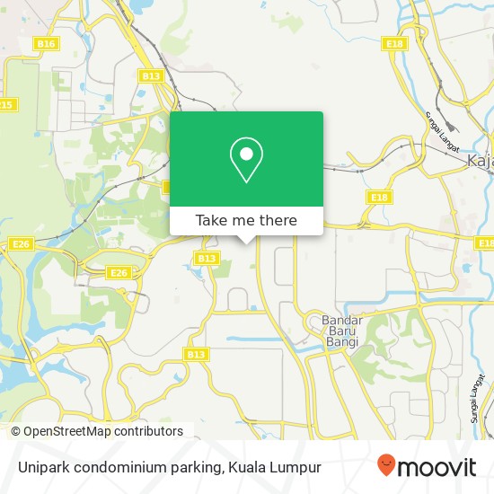 Unipark condominium parking map