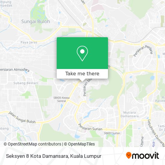 Seksyen 8 Kota Damansara map