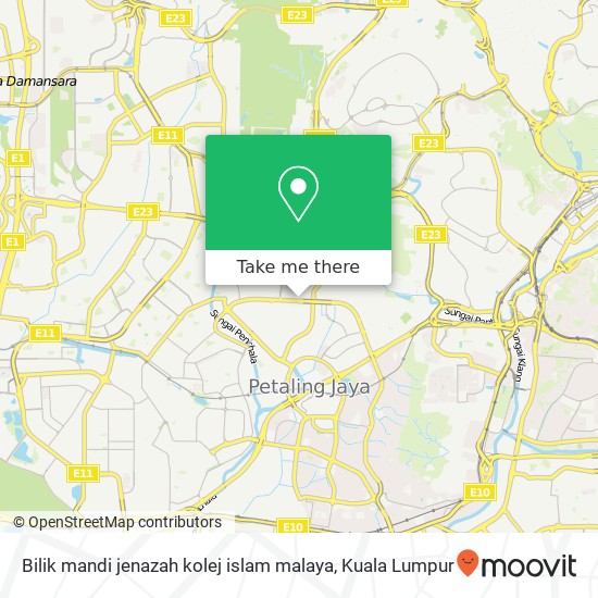 Bilik mandi jenazah kolej islam malaya map