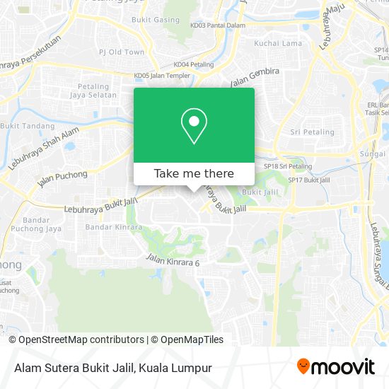 Peta Alam Sutera Bukit Jalil