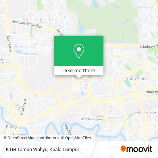 Peta KTM Taman Wahyu