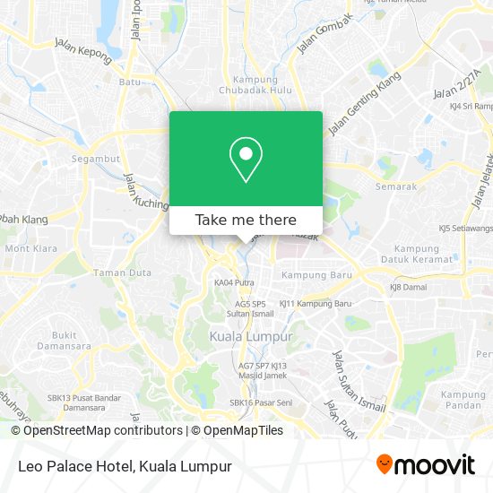 Leo Palace Hotel map