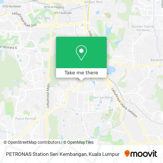 PETRONAS Station Seri Kembangan map