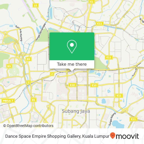 Dance Space Empire Shopping Gallery map