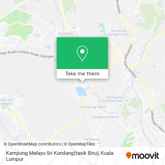 Kampung Melayu Sri Kundang(tasik Biru) map