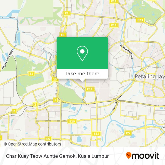 Char Kuey Teow Auntie Gemok map