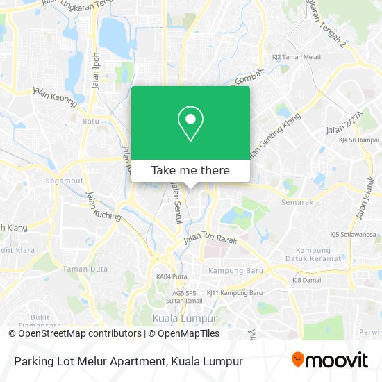 Peta Parking Lot Melur Apartment