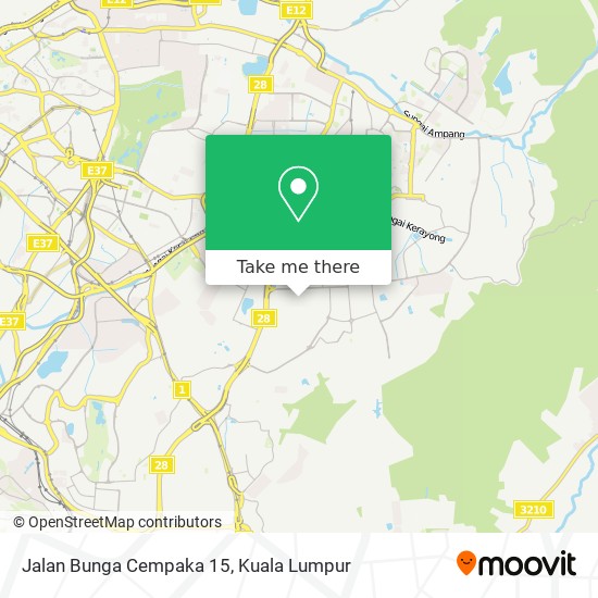 Jalan Bunga Cempaka 15 map