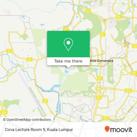 Cova Lecture Room 9 map