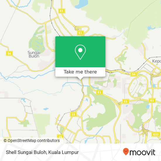 Peta Shell Sungai Buloh