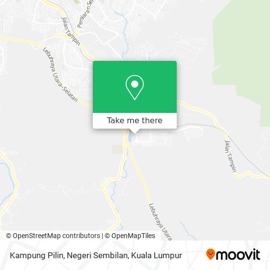Peta Kampung Pilin, Negeri Sembilan