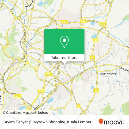 Peta Ayam Penyet @ Mytown Shopping