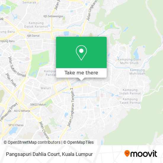 Peta Pangsapuri Dahlia Court