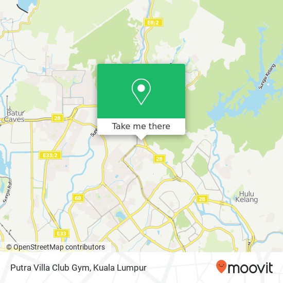 Peta Putra Villa Club Gym
