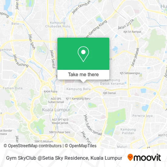 Gym SkyClub @Setia Sky Residence map
