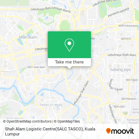 Shah Alam Logistic Centre(SALC TASCO) map