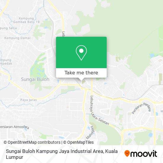 Peta Sungai Buloh Kampung Jaya Industrial Area