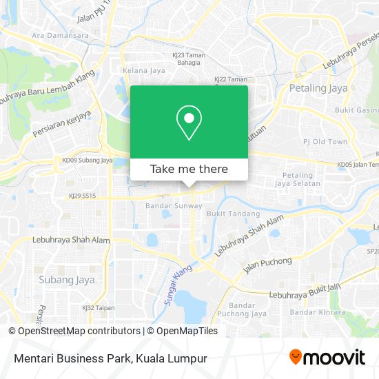 Mentari Business Park map
