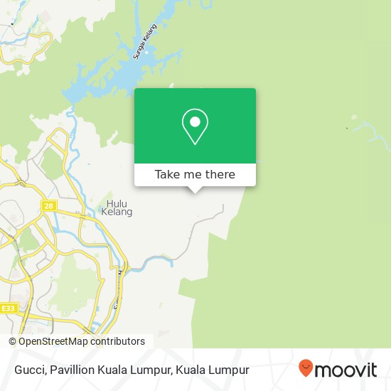 Gucci, Pavillion Kuala Lumpur map